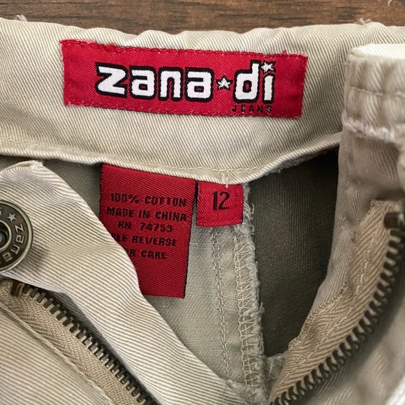 Vintage Zana Di Patchwork flare Low Rise pants - Picture 4 of 5